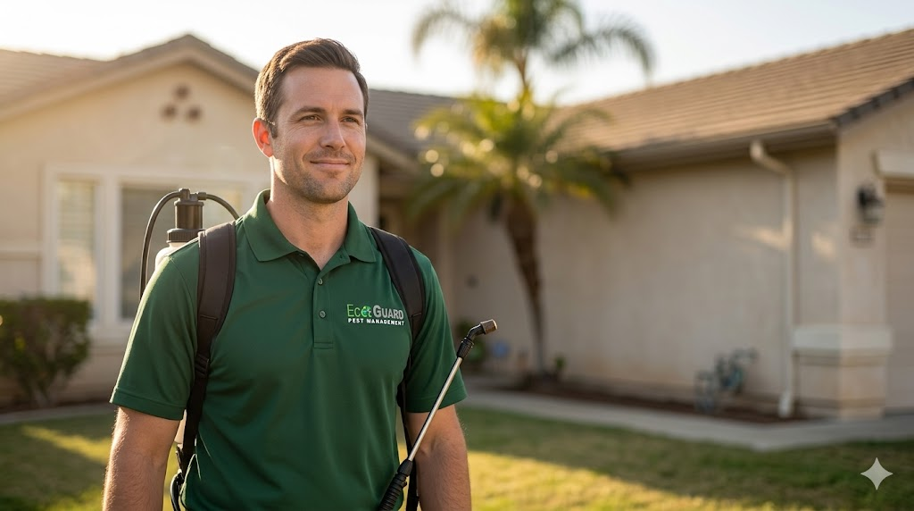 EcoGuard pest control technician in Sacramento